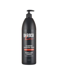 Šampón PROFESSIONAL BARBER LINE pre mužov 1000 ml – 2v1 na vlasy a fúzy