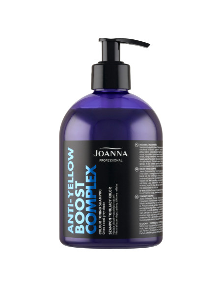 PROFESIONÁLNÍ ANTI-YELLOW BOOST COMPLEX Tónovací šampon popelavá barva 500 g