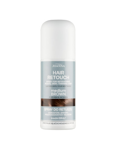 HAIR RETOUCH hajtőszínező spray – középbarna 75 ml