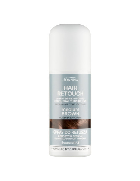 HAIR RETOUCH hajtőszínező spray – középbarna 75 ml