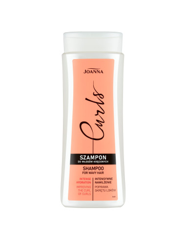 JOANNA CURLS sampon göndör hajra 300 ml - tisztító, hidratáló és göndörítő