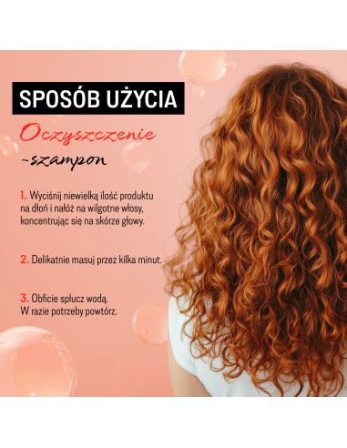 JOANNA CURLS sampon göndör hajra 300 ml - tisztító, hidratáló és göndörítő