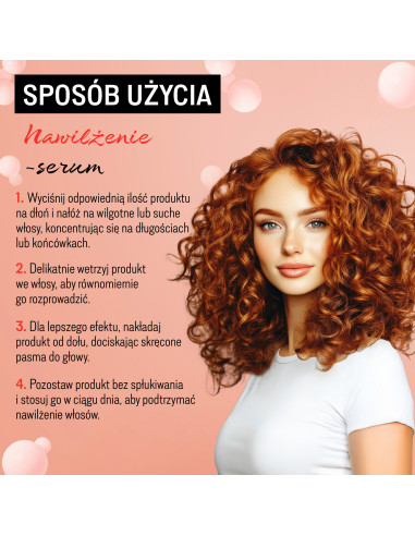 Sérum na kučeravé vlasy JOANNA CURLS 50g – hydratácia, pružnosť a krásna kučera