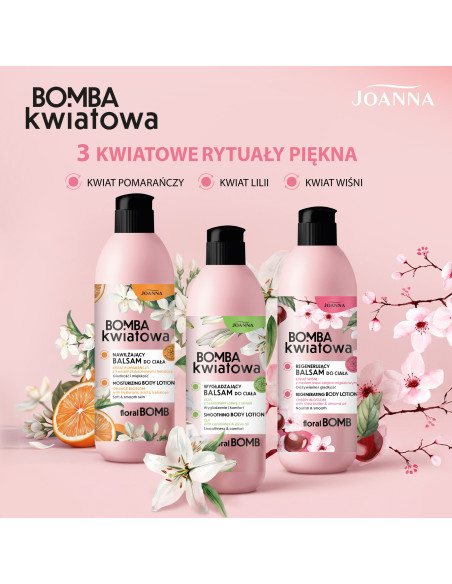 BOMBA KWIATOWA hydratačný telový balzam Pomarančový kvet 500 g