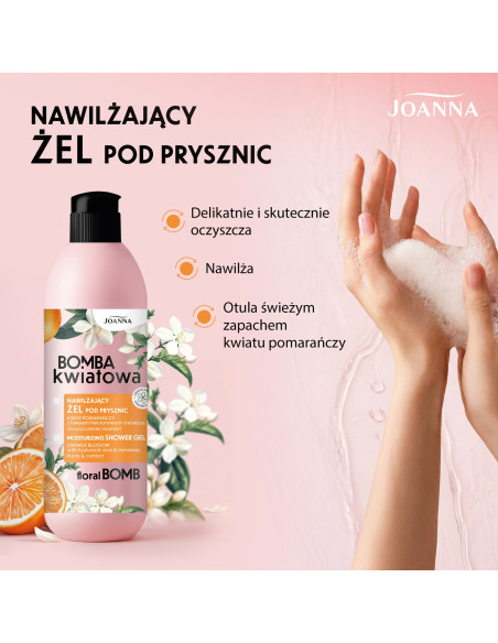 Hydratační sprchový gel Orange Blossom | s kyselinou hyaluronovou