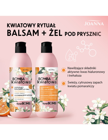 Hydratační sprchový gel Orange Blossom | s kyselinou hyaluronovou