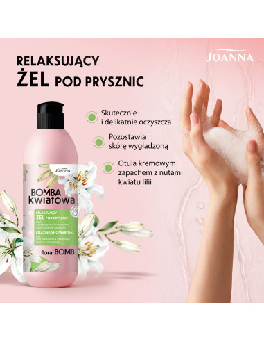 VIRÁGBOMBA tusfürdő liliommal