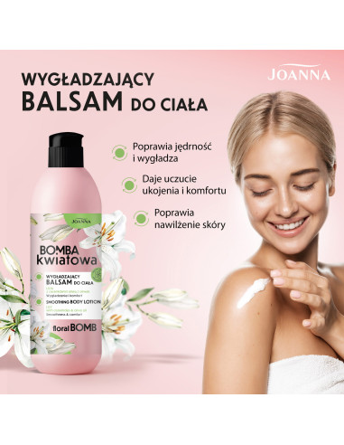 VIRÁGBOMBA bőrsimító testápoló tej liliommal