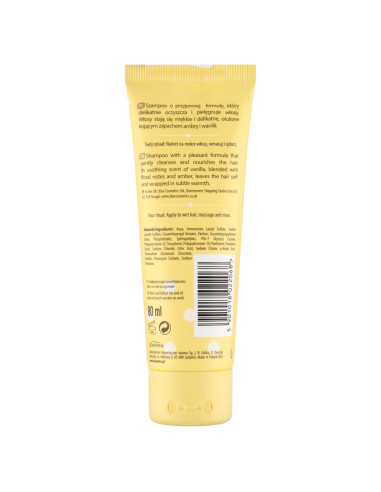 Šampon Sheer Vanille 80 ml – cestovní velikost