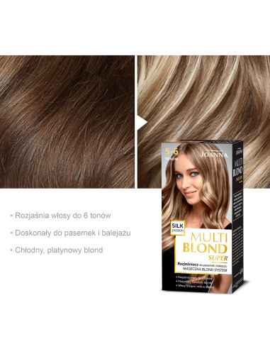 MULTI BLOND SUPER rozjasňovač pre melír a balayage 5-6 tónov