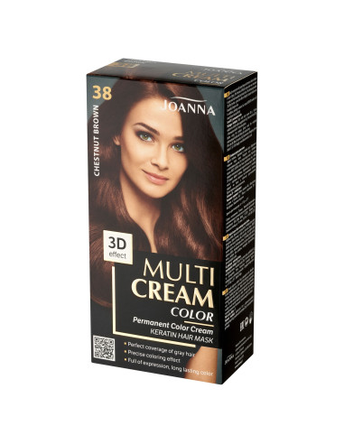 Joanna Multi Cream Color Barva na vlasy kaštanově hnědá 38