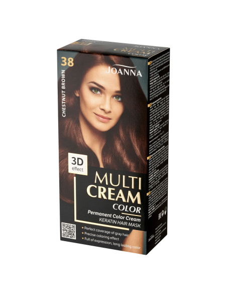 Joanna Multi Cream Color Farba na vlasy gaštanovo hnedá 38