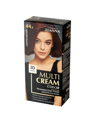 Joanna Multi Cream Color Farba na vlasy medenohnedá 44,5