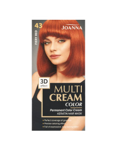 Joanna Multi Cream Color Farba na vlasy plameňovo červená 43