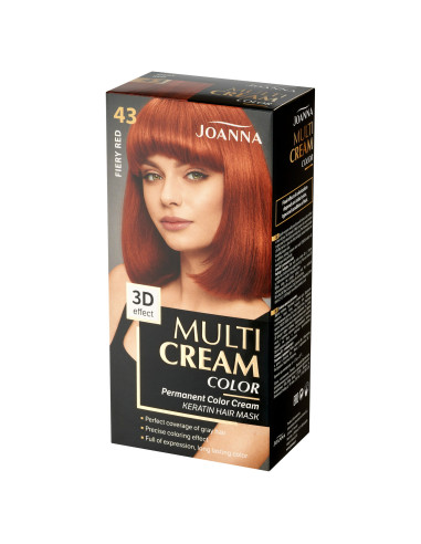 MULTI CREAM COLOR hajfesték 43 Lángvörös