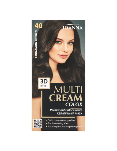 Joanna Multi Cream Color Farba na vlasy škoricovo hnedá 40