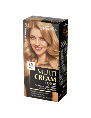 Joanna Multi Cream Color Sandy blond farba na vlasy 31