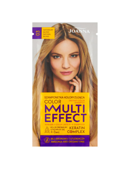 MULTI EFFECT COLOR színező sampon 03 Természetes szőke 35 g
