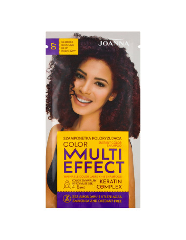 MULTI EFFECT COLOR színező sampon 07 Mélybordó 35 g