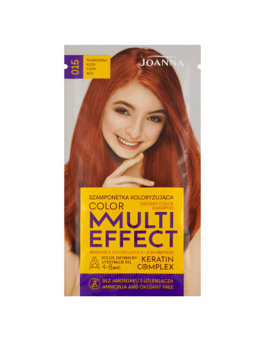 MULTI EFFECT color Farbiaci šampón Flame red /015/ PL,GB,HU,SK,RO,RU,SE,FI