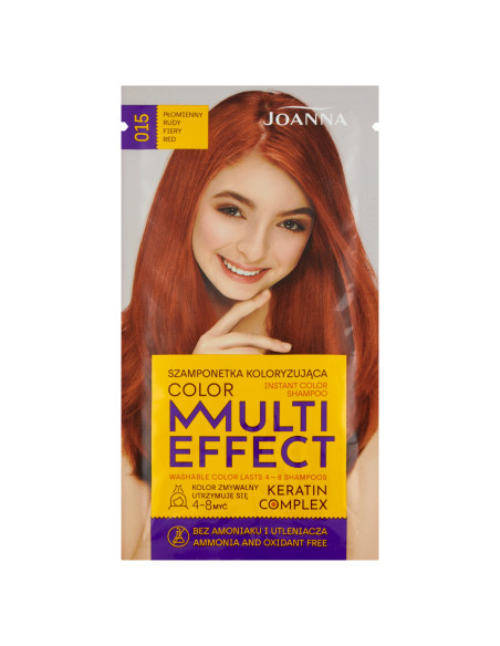MULTI EFFECT COLOR színező sampon 015 Lángvörös 35 g