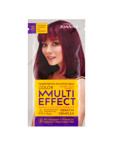 MULTI EFFECT color Farbiaci šampón Malinová červená /04/