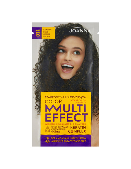 MULTI EFFECT COLOR színező sampon 011 Kávébarna 35 g