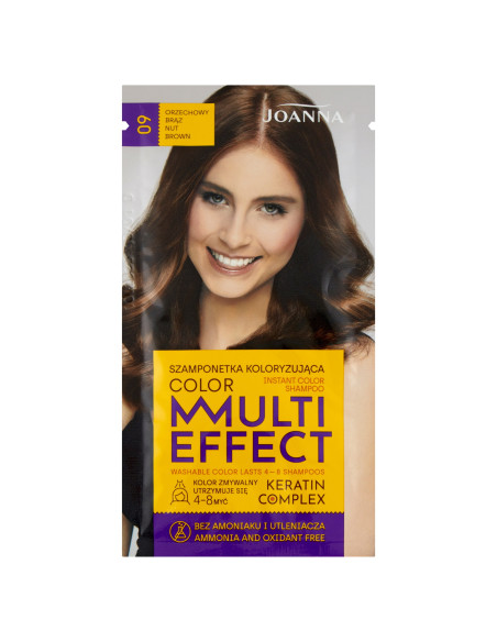 MULTI EFFECT COLOR színező sampon 09 Dióbarna 35 g