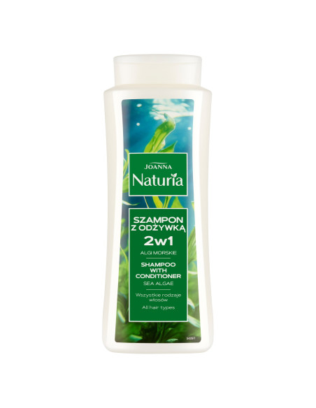 NATURIA šampon 2 v 1 pro všechny typy. vlasy s mořskými řasami 500 ml
