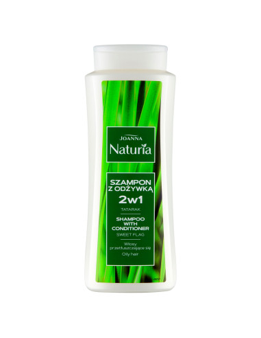 NATURIA 2 az 1-ben sampon kálmossal zsíros hajra 500 ml