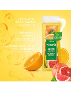NATURIA Sprchový gel z grapefruitu a pomeranče 300 ml 2