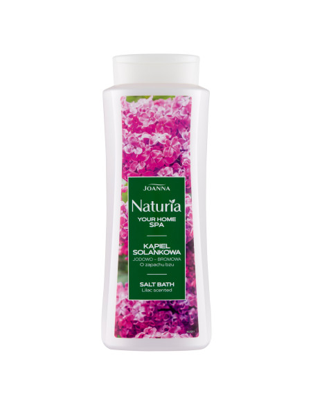 NATURIA BODY relaxáló fürdősó – orgona 500 ml