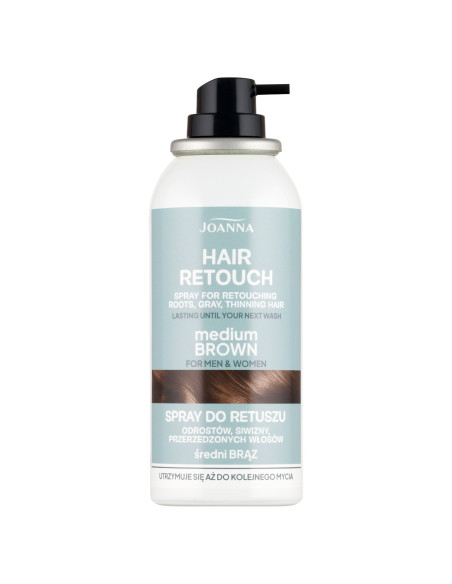 HAIR RETOUCH sprej na překrytí odrostů Středně hnědá 75 ml