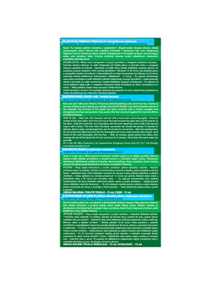 NATURIA CURLS kímélő dauerfolyadék
