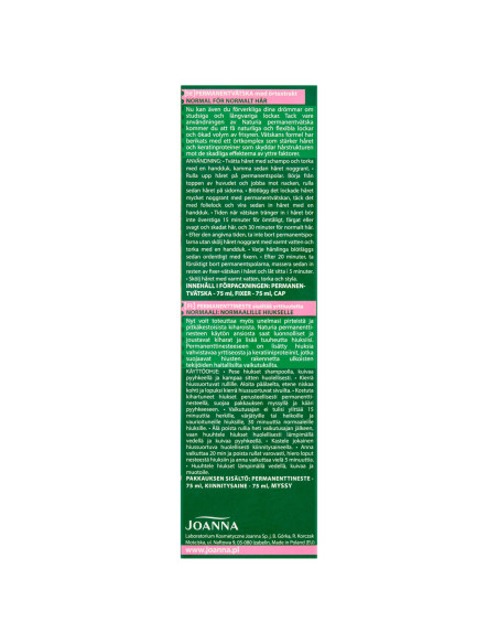 NATURIA CURLS dauerfolyadék normál hajra