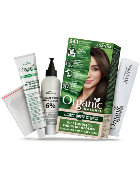 NATURIA ORGANIC VEGAN hajfesték 341 Csokoládé