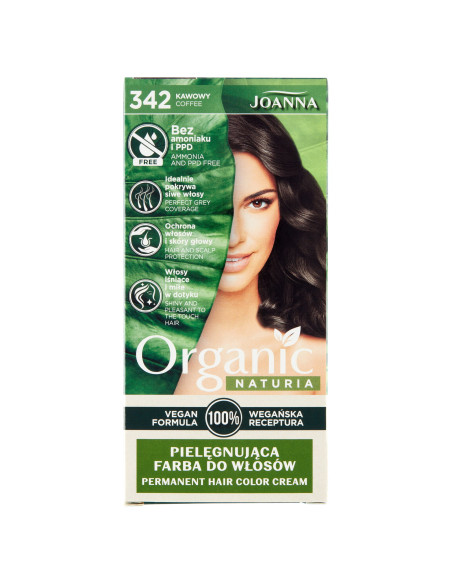 NATURIA ORGANIC VEGAN hajfesték 342 Kávé
