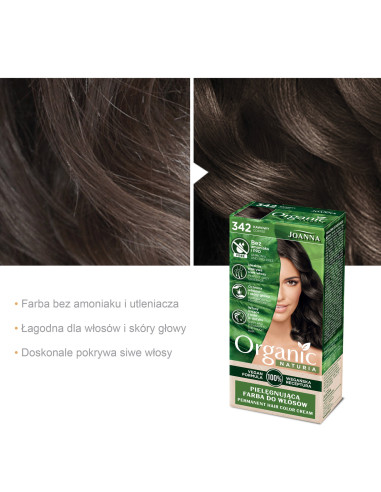 NATURIA ORGANIC VEGAN hajfesték 342 Kávé