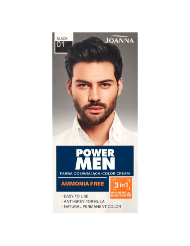 POWER MEN barva Paint 01 Black 2024