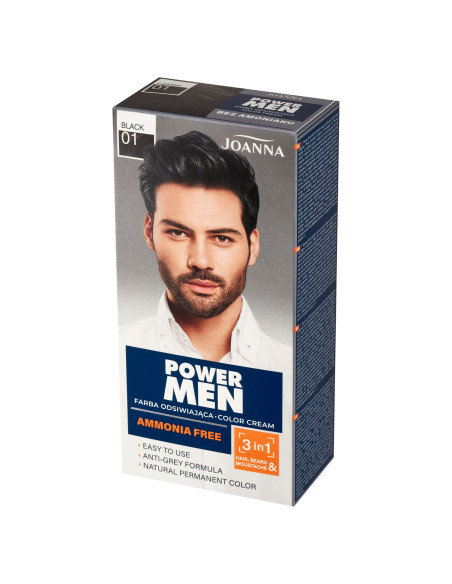 POWER MEN barva Paint 01 Black 2024