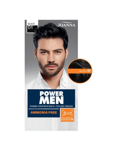 POWER MEN farba Paint 01 Black 2024