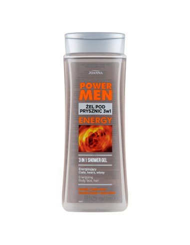 POWER MEN energizáló tusfürdő guaranával és borssal 300 ml