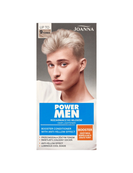 POWER MEN Zesvětlovač vlasů - studená blond do 9 tónů