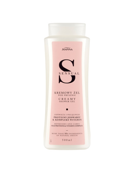Joanna Sensual Creamy sprchový gél, hodvábne proteíny a vitamínový komplex 500 ml