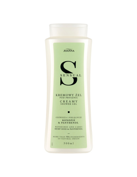 Joanna Sensual Krémový sprchový gél s konope a pantenolom 500 ml