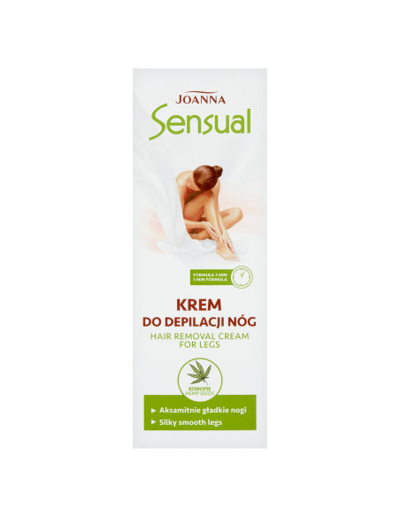 SENSUAL depilační krém na nohy s konopným extraktem 100 g