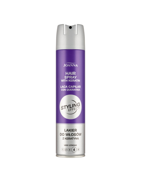 STYLING efekt Veľmi silný lak na vlasy s keratínom 250 ml