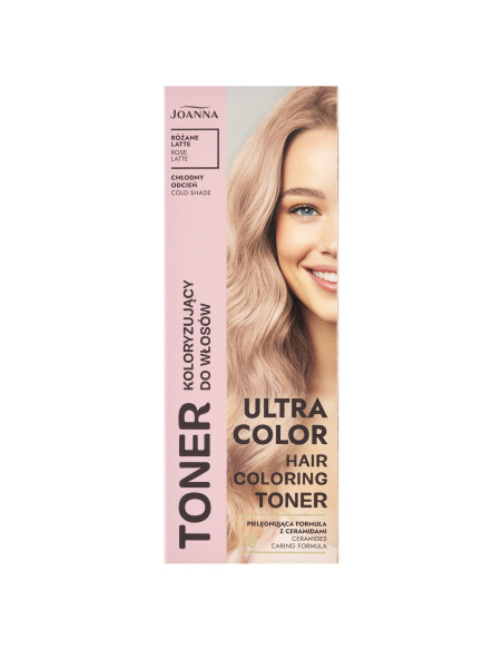 ULTRA COLOR Rose latte vlasový toner/Rose latte – vegánsky vlasový toner Joanna