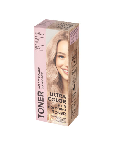 ULTRA COLOR Rose latte vlasový toner/Rose latte – vegánsky vlasový toner Joanna