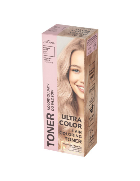 ULTRA COLOR Rose latte vlasový toner/Rose latte – vegánsky vlasový toner Joanna